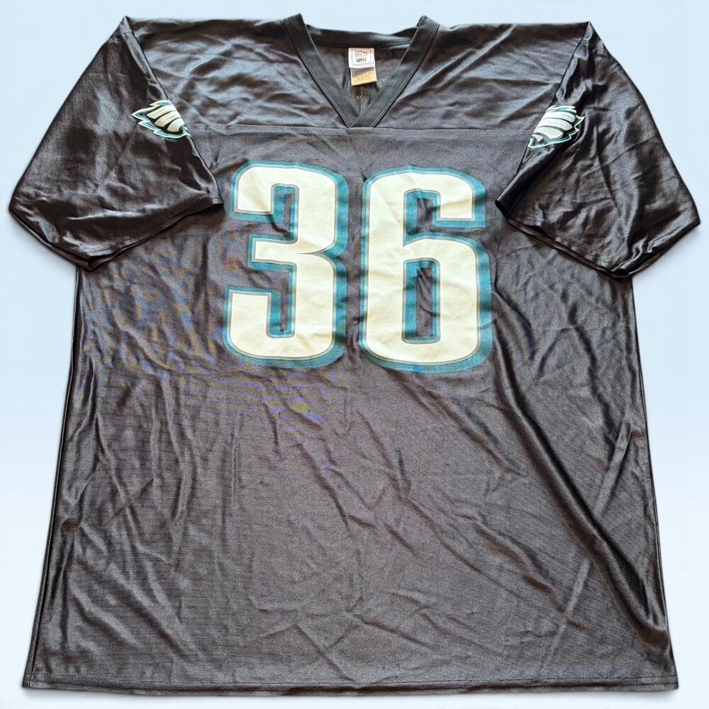 Philadelphia Eagles Jersey Mens 2XL Green NFL Football Brian Westbrook 36